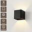 Artdelight Wandlamp Fulda - Zwart