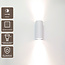Artdelight Wandlamp Roulo 2 - Wit