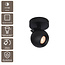 Artdelight Plafondlamp Bolero 1L - Zwart