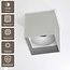 Artdelight Plafondlamp Brock - Aluminium