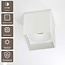 Artdelight Plafondlamp Brock - Wit