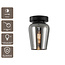 Artdelight Plafondlamp Tombo 12,5cm - Titan
