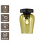 Artdelight Plafondlamp Tombo 12,5cm - Groen