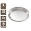 Artdelight Plafondlamp Yuca I Led - Mat Staal