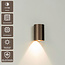 Artdelight Wandlamp Brody 1 - Donker Brons