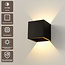 Artdelight  Wandlamp Cube 3K - Zwart