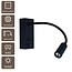 Artdelight Wandlamp Easy Led USB - Zwart