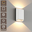 Artdelight Wandlamp Diaz S - Wit - Dim To Warm