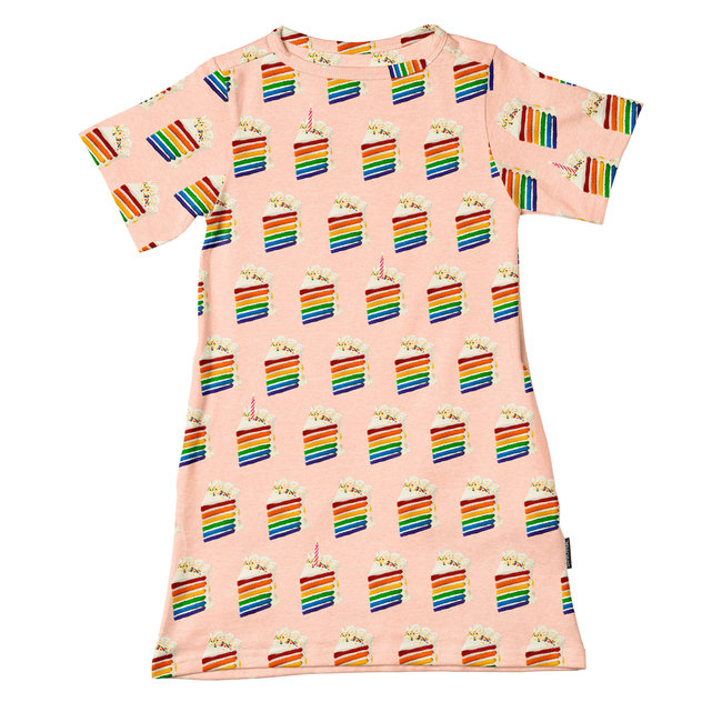 Snurk Amsterdam Tshirt Dress Rainbow Cake