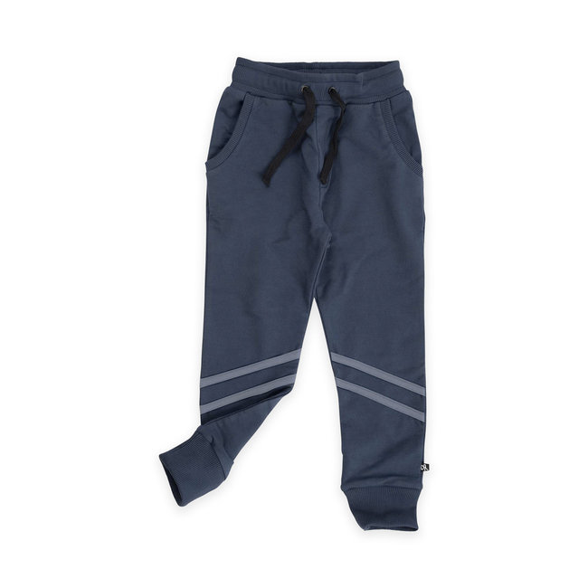 Carlijn  Q Jogger Sweatpants with Taping Blue