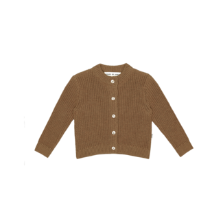 House of Jamie Knitted Baby Cardigan Almond