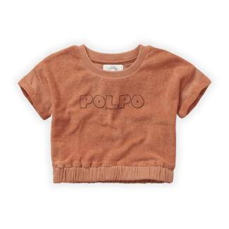 Sproet & Sprout Sweatshirt Cropped Polpo 5 Jaar