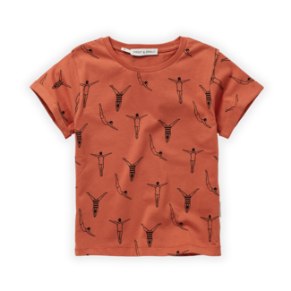Sproet & Sprout Tshirt Swimmer Print