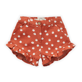 Sproet & Sprout Short Ruffle Tomato Print