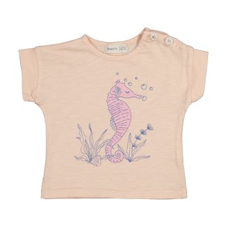 Beans Barcelona Tshirt Seahorse BEACH Old Pink