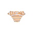 Beans Barcelona Bikini Broekje Striped Peach