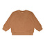 Petit Piao Sweater Rib V Caramel Maat 74