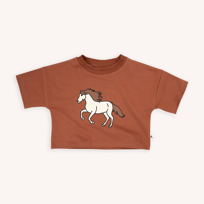 Carlijn  Q Croped Shirt Wild Horse