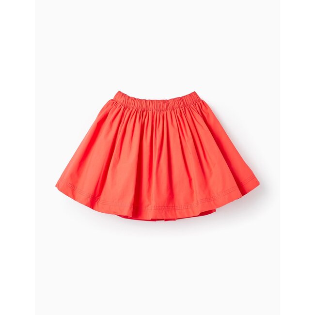 ZIPPY Rok VOLUMINOUS COTTON SKIRT FOR GIRLS, RED