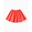 ZIPPY Rok VOLUMINOUS COTTON SKIRT FOR GIRLS, RED