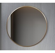 Bella Mirror Spiegel rond 100 cm met gouden frame