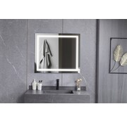 Bella Mirror Spiegel 70 x 80 cm frameloos, inbouw led verlichting en anti condens