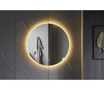 Bella Mirror Spiegel rond 100 cm frameloos, rondom led verlichting en anti condens