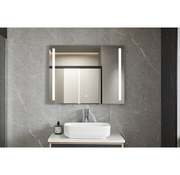 Bella Mirror Spiegel 60 x 120 cm frameloos, inbouw led verlichting en anti condens