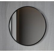 Bella Mirror Tweede kans spiegel rond 100 cm met zwart frame - 4678