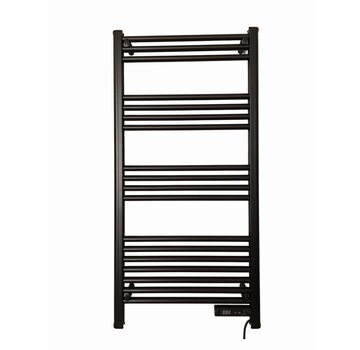 Quality Heating Slimme elektrische handdoekradiator met thermostaat black  425Watt