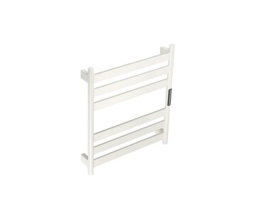 Quality Heating Elektrische handdoek radiator white met thermostaat A-CS06G-W