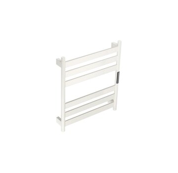 Quality Heating Elektrische handdoek radiator white met thermostaat A-CS06G-W