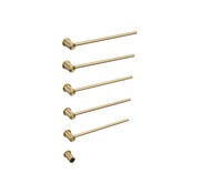 Quality Heating Elektrische handdoek radiator gold met thermostaat L-SR0005-T