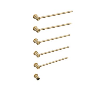 Quality Heating Elektrische handdoek radiator gold met thermostaat L-SR0005-T