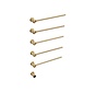 Elektrische handdoek radiator gold met thermostaat L-SR0005-T
