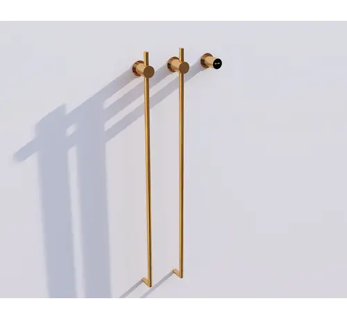 Quality Heating Elektrische handdoek radiator gold met thermostaat L-SR0200-T