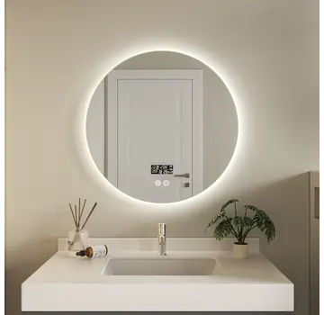 Bella Mirror Smart spiegel rond 60cm frameloos met led verlichting, anti-condens en wifi