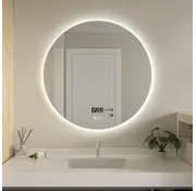 Bella Mirror Smart spiegel rond 80cm frameloos met led verlichting, anti-condens en wifi