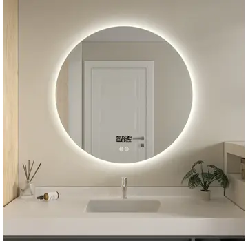 Bella Mirror Smart spiegel rond 80cm frameloos met led verlichting, anti-condens en wifi
