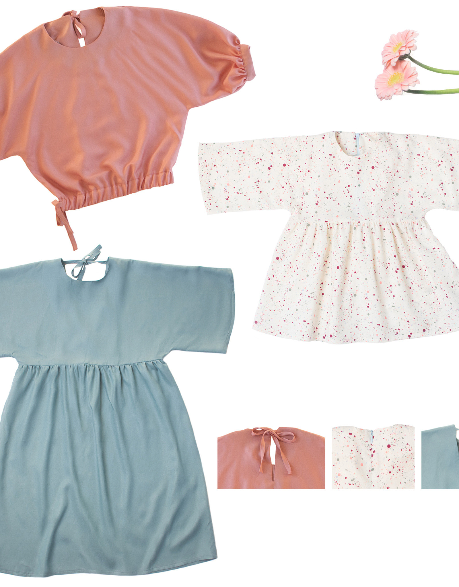 Vita jurk en blouse - Bel'Etoile