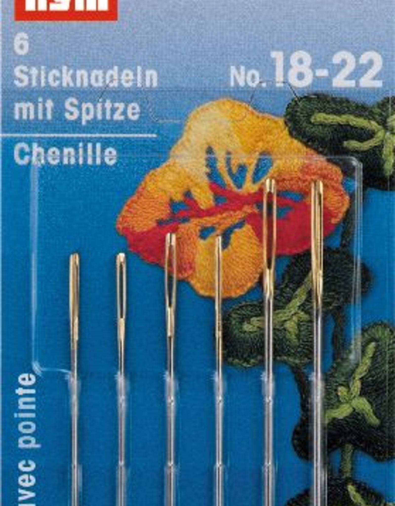 Prym - borduurnaalden met punt No. 18-22 - 125 554