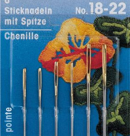 Prym - borduurnaalden met punt No. 18-22 - 125 554