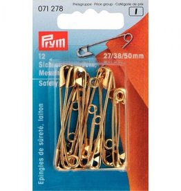 Prym - veiligheidsspelden messing 27/38/50mm - 071 278