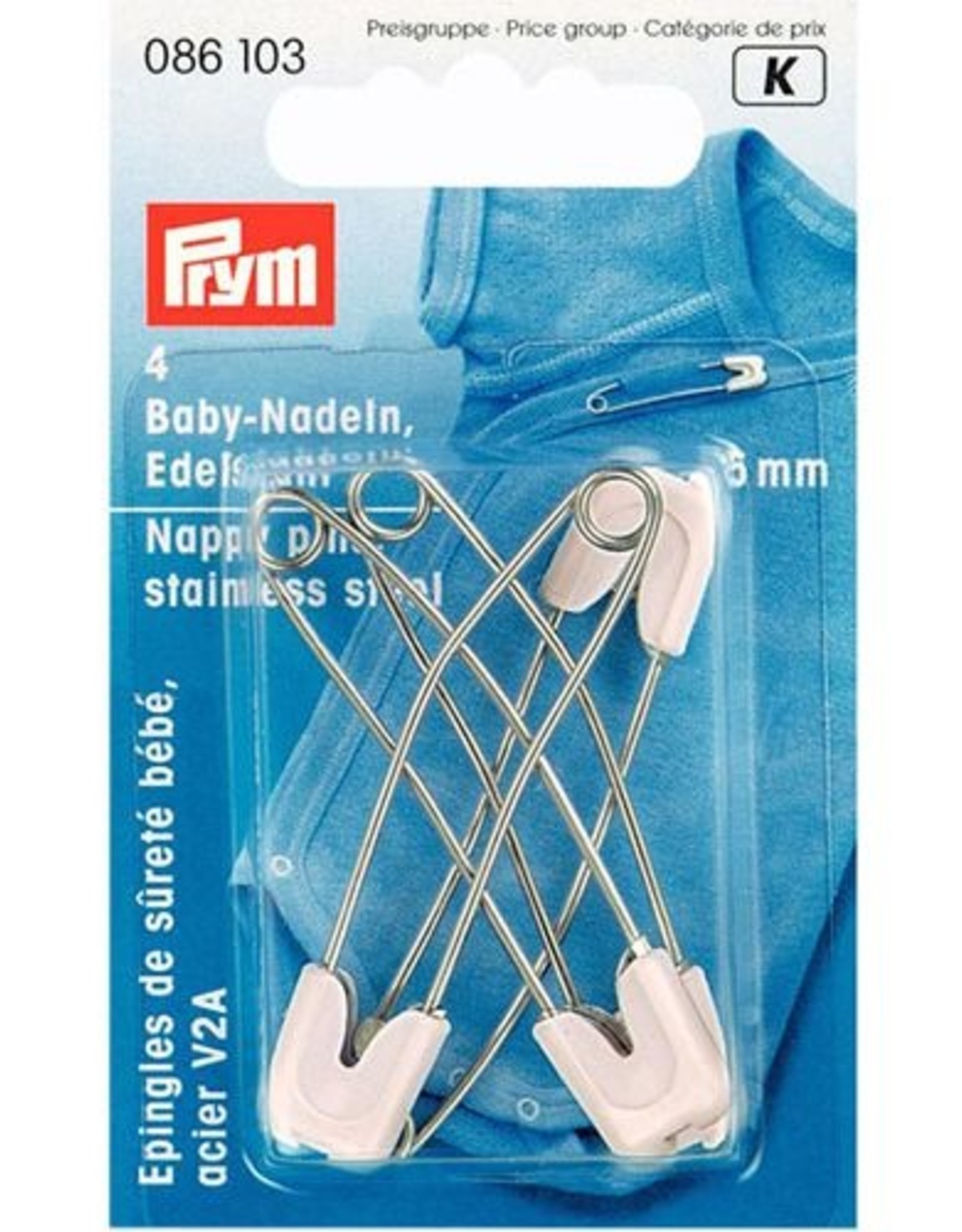 Prym - baby veiligheidsspelden edelstaal - 086 103