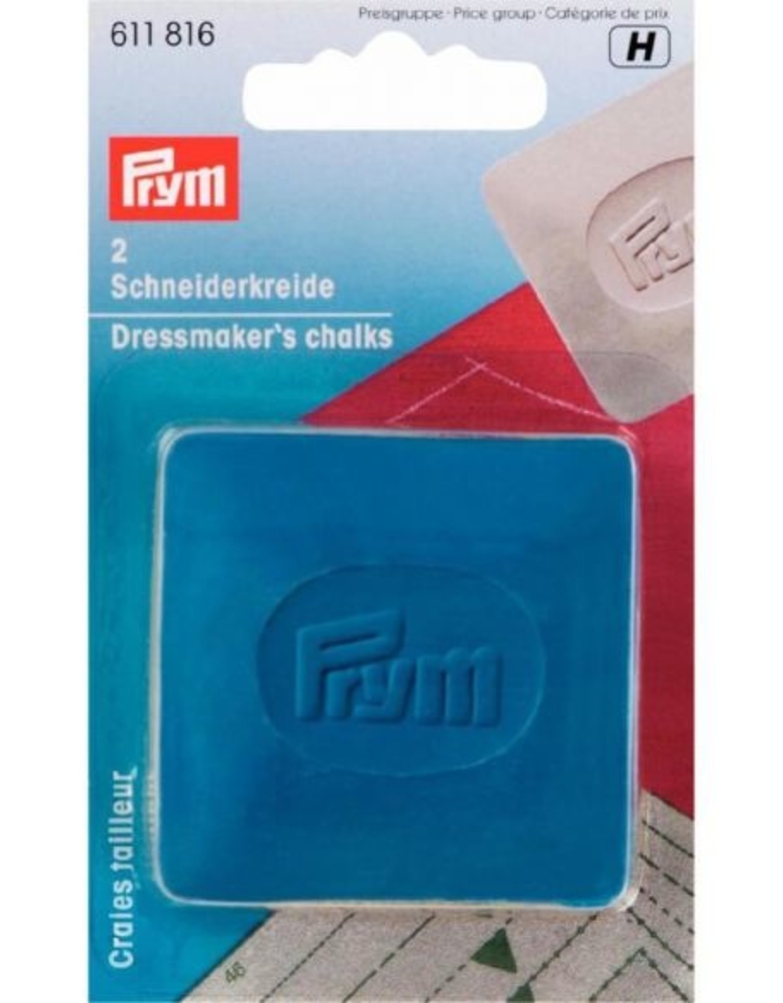 Prym - kleermakerskrijt blauw en geel - 611 816