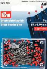 Prym - Glaskopspelden  super fijn 35 x 0.4mm - 029 700 Prym - Glaskopspelden  super fijn 35 x 0.4mm - 029 700