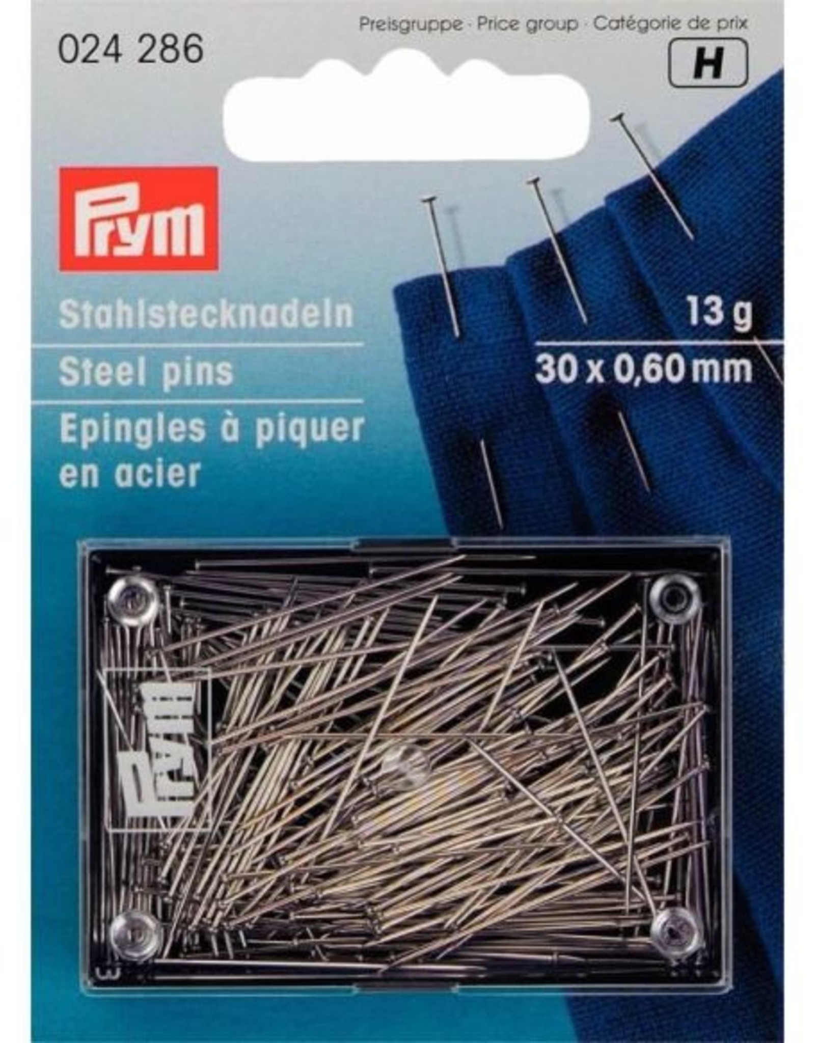 Prym - Spelden staal 30 x 0,6mm 13g - 024 286