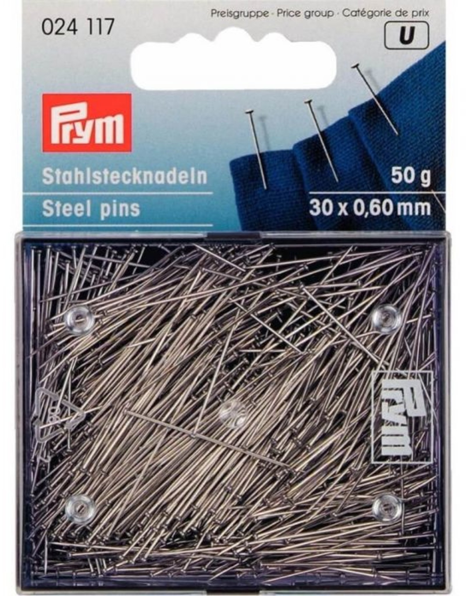 Prym - Spelden staal 30 x 0.6mm 50g - 024 117