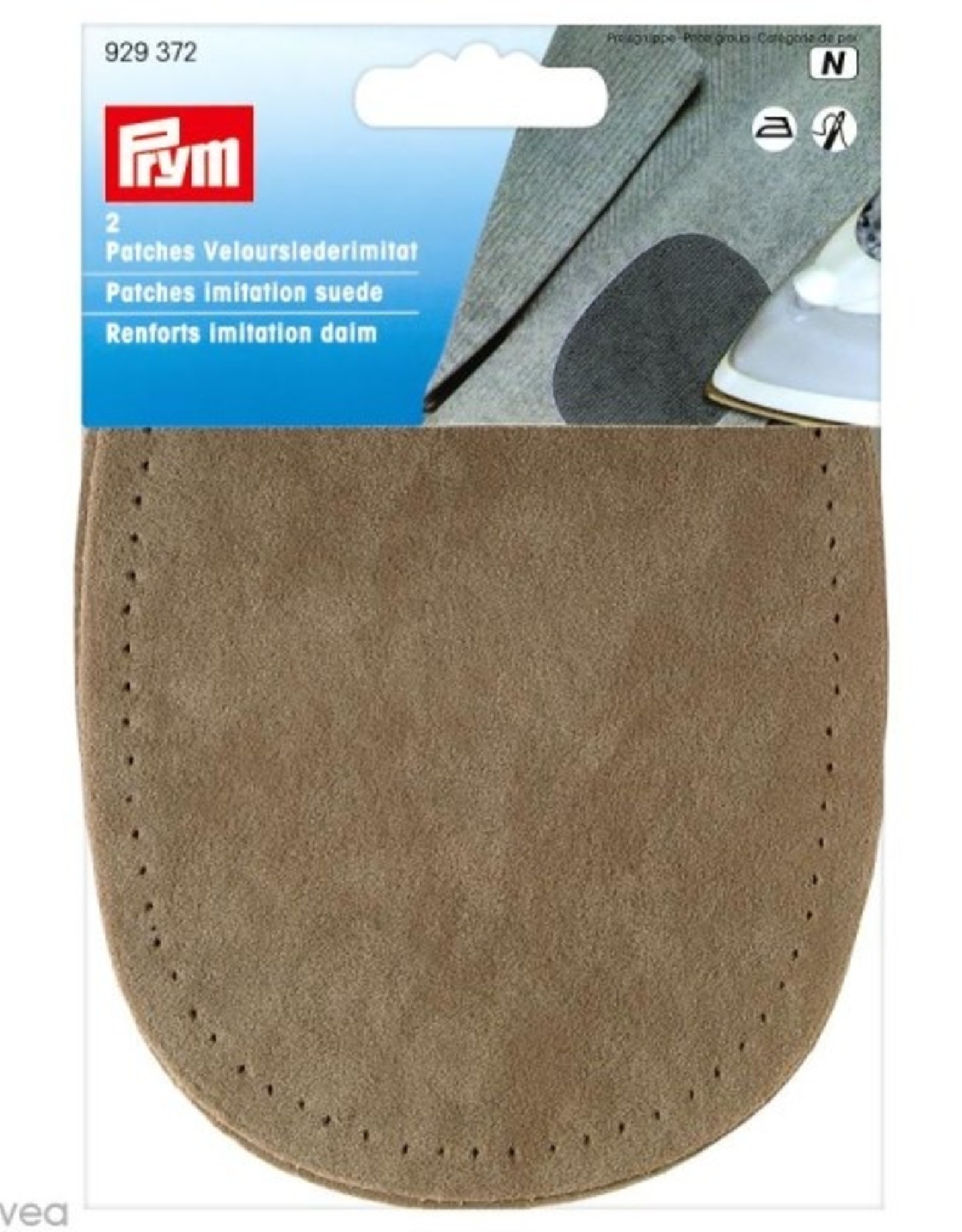 Prym -  patches suedeimitatie 10x14cm beige - 929 372