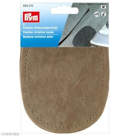 Prym -  patches suedeimitatie 10x14cm beige - 929 372